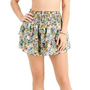Miken Juniors Floral Print Cover-Up Floral Print S